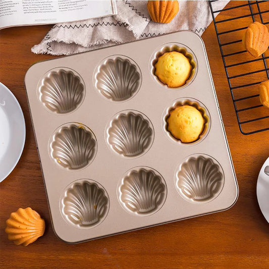 Stampo per torta Madeleine Teglia da forno antiaderente a 9 cavità .