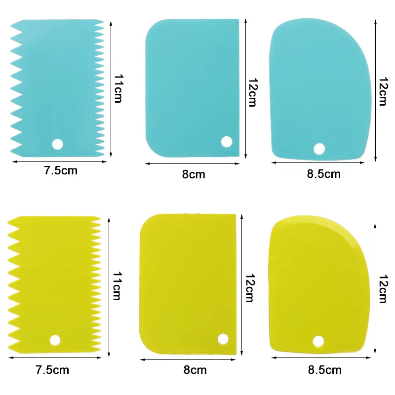 Spatola per tagliare la pasta per torte, raschietto per crema per torte, raschietto per pasticceria.